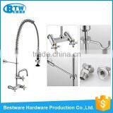 Factory OEM&ODM Commercial Pre-rinse 304 Stainless Steel Hot Cold Water Mixer Kitchen Faucet thumbnail-2