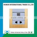 High Quality Imported PC UK Type Two Hole One Socket for Home thumbnail-6