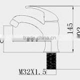 Green Colour Abs Plastic Bathroom Mixer Tap Hot Cold thumbnail-6