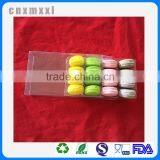 16 Pcs Clear Plastic Mcaron Box And Boxes Food Pacakging thumbnail-1