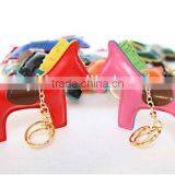 ITANLY Style PU Pony Animals Leather Keychain With Metal Keychain Keyring thumbnail-1