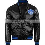 2015 New Design Wholesale Custom Satin Varsity Jackets / Silk Varsity Jackets / Bomber Varsity Jackets thumbnail-1