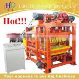 Brick Manufacturing Machine QT4-23 Simple Concrete Block Forming Machine With German Technology