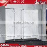 Two Sliding Doors Aluminum Shower Room 6mm/8mm Square Sliding Shower for Hotel Shower Cubicle thumbnail-4