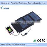 Waterproof 5W Folding Solar Panel Charger for Hiking thumbnail-1