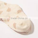 Infant Organic Cotton Keep Warm Breathable Lace Pinstripe Patterns Soft Baby Colourful Bear Bowknot Kid Socks thumbnail-5