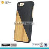 Wood Bamboo Combination Phone Case Leather Case for Iphone 7 thumbnail-2