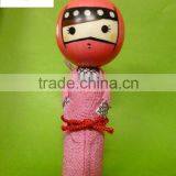 Ninja Girl Costume Kokeshi Doll Kunoichi