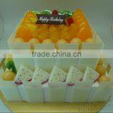 Artificial Wedding/anniversary/birthday Cake With Fake Fruits Decoration thumbnail-1