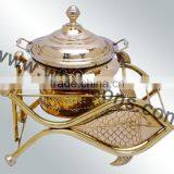 New Design Chafing Dish | Brass Plated Chafing Dish | Handmade Chafing Dish | Metal Made Chafing Dish thumbnail-2