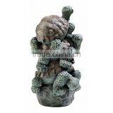 Personalized Handmade Color Painted Decorative Resin Stacked Turtles Statue thumbnail-1