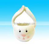 Ceramic Easter Bunny Basket Table Decoration thumbnail-1