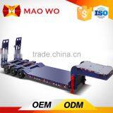 Hot Sale Gooseneck 2 Axle Low Bed Semi Trailer and Heavy Transport Trailer thumbnail-2