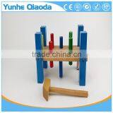 Christmas Thanksgiving Gifts Classic Toddler Game Wooden Hammer Toy Pound-A-Peg Pounding Bench Early Explorer thumbnail-2