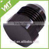 AN6 -6 BLACK ALUMINUM HEX HEAD AN FLARE PLUGS thumbnail-1