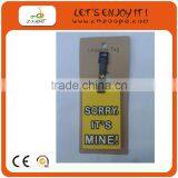 Leather Luggage Tags With Character thumbnail-1