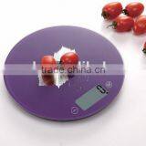 Round Digital Diet Kitchen Scale LCD Display 5kg/1g thumbnail-2
