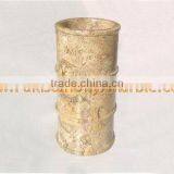 UNIQUE FOSSIL MARBLE FLOWER VASES thumbnail-1
