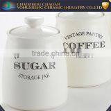 Ceramic Round White Kitchen Food Canisters Whplesale thumbnail-4