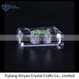 Factory Supplier Newest Transparent Rectangular Crystal Tealight Candle Holder thumbnail-1