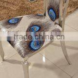 B353 New Arrival Velvet Fabric Dining Chair thumbnail-4
