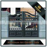 2017 Latest Powder Coated Aluminum Garden Front Gate thumbnail-3