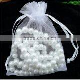 Slight White Organza Favor Jewelry Gift Bags thumbnail-1