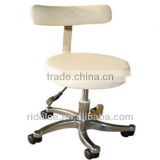 Potable movable Ottoman stool chair with wheels used salon furniture TKN-301
