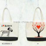 2015 Hot Selling Printed Canvas Tote Bag thumbnail-2