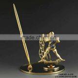 Hot Sale 24K Gold Plated Zodiac Aquarius Pen Holder Made With Swarovski Elements