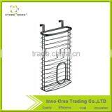 Black Wire Kitchen Cabinet Storage Holder For Plastic Bags thumbnail-1