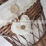 Corner Custom Cheap Wicker Laundry Hamper Basket Set thumbnail-4