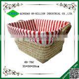 Hand Woven Matural Material Maize Box for Storage With Handles thumbnail-2