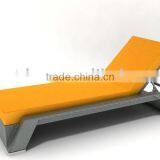 Garden Rattan Chaise Lounge thumbnail-1