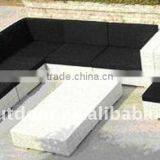 Modern Design Aluminum Frame Rattan Garden Sofa thumbnail-3
