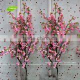 BLS020 GNW Silk Cherry Blossom Branch for Sale 6ft Pink Color for Home Decoration
