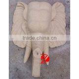 Wall Decoration Elephant Head Statue thumbnail-1