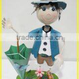 Indoor Outdoor Nice Girl With Umbrella Stand Holder Nice Boy With Umbrella Stand Holder thumbnail-2