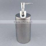 Silver Plated Ceramic Liquid Soap Dispenser thumbnail-1