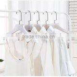 Old Flat White Lady Clothing Store Retro Anti Skid Coat Hanger White Wood Hanger thumbnail-1