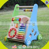 2017 New Design Wooden Baby Boy Walkers High Quality Wooden Baby Boy Walkers Best Sale Baby Boy Walkers W08J001 thumbnail-6
