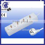 CE GS Germany 4-way Electric Extension Sockets/power Strip/outlet