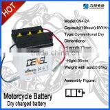 Standard Dry Charge Rechargeable Storage Motorcycle Battery 6N4B-2A-3 (6V4AH) thumbnail-1
