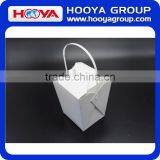 16oz /26oz /32oz Disposable White Paper Food Packing Box With Plastic Handle,waterproof and Oilproof thumbnail-4