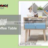 Modern Colorful Folding Mdf Coffee Table, Gloss Coffee Table, Folding Coffee Table thumbnail-5