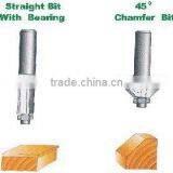 Tungsten Carbide Tipped Router Bit for Wood-----45 Chamfer Bit(0758) thumbnail-1