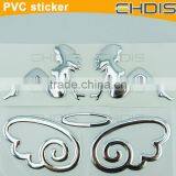 New Car Beauty Product Custom Decal Sticker Car Logo Wings thumbnail-6