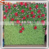 Latest Design Hotel Lobby Roses Flowers Vertical Green Plant Wall Artificial Flowers Wall thumbnail-3