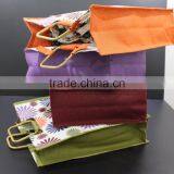 Jute Shopping Bag With Wodden Square Handle thumbnail-5