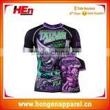 Hongen Apparel Compression T Shirt Men Sport Shirt Dry Fit Fitted Gym Shirt thumbnail-1